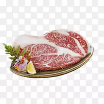 牛腰牛排，火腿，烤牛肉，熏火腿-神户牛肉