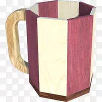 木桶木茶罐装抹灰杯