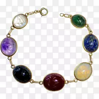 紫水晶手镯项链身体珠宝项链