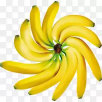 香蕉果香蕉剪贴画-香蕉