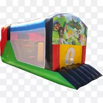 充气保镖游乐场滑梯玩具-儿童滑梯