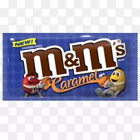 火星白巧克力棒M&M的焦糖糖