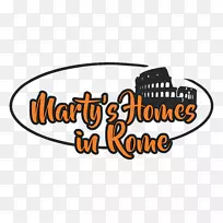 马蒂在罗马的家，公寓楼，床-邻里标志