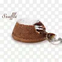融化巧克力蛋糕苏弗莱普罗维托-La dolce vita