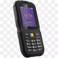 我的手机Marteau 2橙色双卡手机，室外，6.1厘米(2.4英寸)显示器，银锤3.我的手机锤子智能手机-播放电话