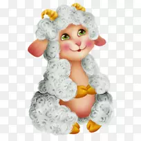 山羊剪贴画-绵羊