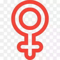 电脑图标性别符号png图片女性