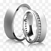 婚戒订婚戒指比萨库-婚礼模型