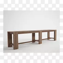 柚木家具长凳-床头椅