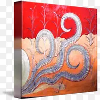 丙烯酸涂料，壁画，画廊，包装画