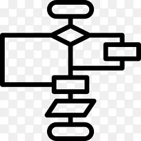 流程图剪贴画组织图标查找计算机图标