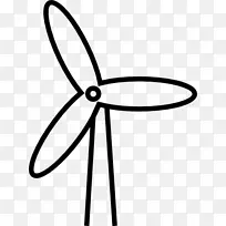 风车风电场风力发电兰卡约能源