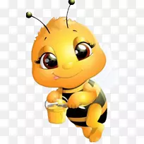 大黄蜂图形剪贴画-蜜蜂