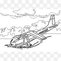 飞机飞行事故和事故交通碰撞剪贴画.撞车剪贴画