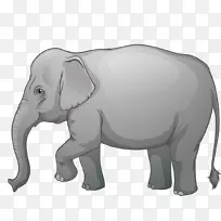 非洲象插图图形剪辑艺术-大象
