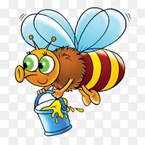 蜜蜂剪贴画昆虫-蜜蜂