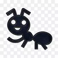 黑色花园蚂蚁剪贴画电脑图标昆虫蚂蚁世界
