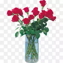 花园玫瑰花瓶卷心菜png图片花卉花瓶