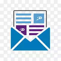 电脑图标短信电子邮件-电子邮件
