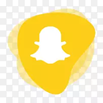 社交媒体电脑图标社交网络Snapchat剪贴画.社交媒体