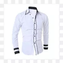 白色衬衫，服装，网购衬衫