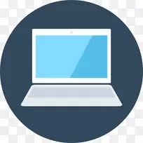 笔记本Macbook Macintosh可伸缩图形计算机图标.膝上型计算机