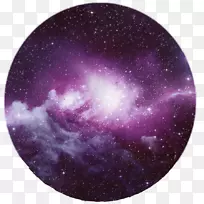 银河桌面壁纸明星紫色图片-银河