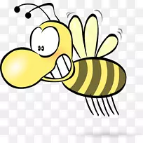 大黄蜂，蜜蜂，绘画，剪贴画-蜜蜂