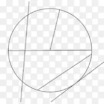 圆元素角割线圆盘圆