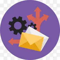 电子邮件管理电子邮件过滤路由剪辑艺术-电子邮件