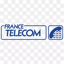 标志法国Télécom橙色S.A.电信.封装的PostScript