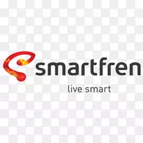 Logo pt Smartfren电信IDX：Fren字体图形-智能2018年