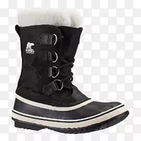 雪靴，考夫曼鞋，皮鞋，冬季妇女