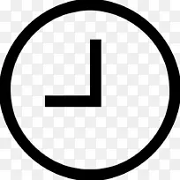 闹钟时间和出勤率时钟计时器图形.时钟