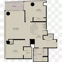下一层公寓平面图位置-公寓