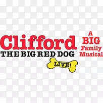 Clifford大红狗标志品牌字体狗