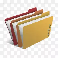 纸质文件夹目录剪贴画文件-商业文件夹