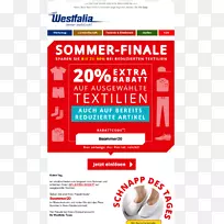 品牌字体Westfalia线网页线