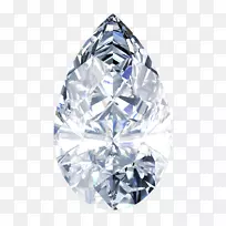 钻石灿烂的南湾金蓝宝石克拉-钻石