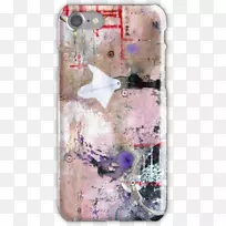油漆拼贴粉红m手机配件手机.油漆