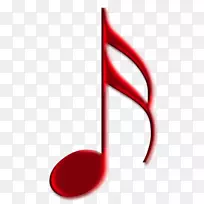十六音符、四分之一音符、休息八音符-音符