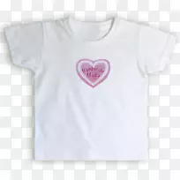 t恤套筒字体产品品牌-粉红色衬衫