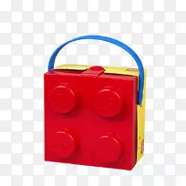 亚马逊网站午餐盒红色乐高塑料盒