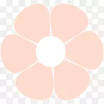 花瓣粉红色圆形花型