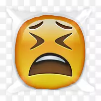 表情迟缓贴微笑-表情符号