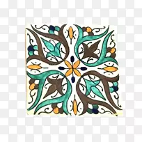 对称图案视觉艺术系列产品-摩洛哥瓷砖