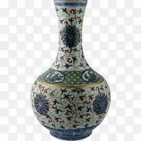 青花陶瓷瓶瓷花瓶