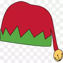 圣诞老人小精灵帽夹艺术小精灵帽剪