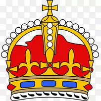 英国剪贴画冠罗亚真正的圣爱德华王冠-简单的王冠