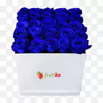 蓝玫瑰花园玫瑰切花盒玫瑰